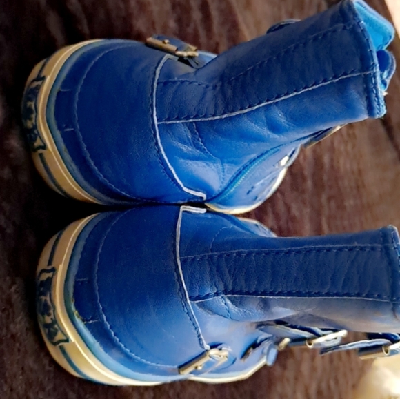 Ash Leather buckle sneakers